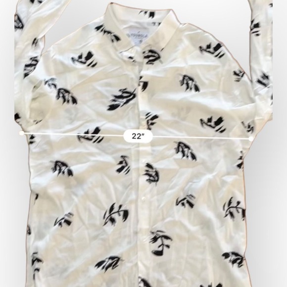 YoungLA NWOT Mens White Scarface Viscose Button‎ up Shirt Size L - Picture 7 of 9